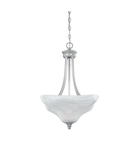 Designers Fountain Lighting 81931 MTP Bella Vista Collection Three Light Hanging Pendant Chandelier in Matte Pewter Finish - Quality Discount Lighting