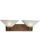 Nuvo Lighting 60-4402 Ratio Collection Two Light Bath Vanity Wall Sconce in Inca Gold Finish - Quality Discount Lighting