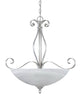 Designers Fountain Lighting 82831 MTP Del Amo Collection Three Light Hanging Pendant Chandelier in Matte Pewter Finish - Quality Discount Lighting