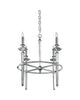 Quoizel Lighting RFV5004 HP Favray Collection Four Light Chandelier in Heritage Silver Plate Finish - Quality Discount Lighting