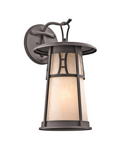 Kichler Lighting 49303 AZ One Light Outdoor Exterior Wall Fixture in Architectural Bronze Finish - Quality Discount Lighting