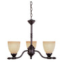 Designers Fountain Lighting 94083 ORB Three Light Hanging Chandelier in Oil Rubbed Bronze Finish - Quality Discount Lighting