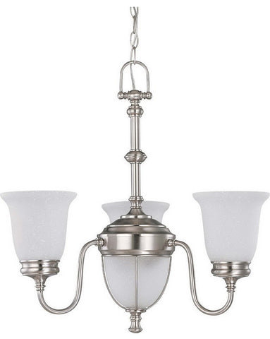 Nuvo Lighting 60-2804 Salem Collection Five Light Chandelier in Brushed Nickel Finish