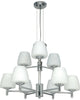 Nuvo Lighting 60-1076 Galileo Collection Nine Light Chandelier in Polished Chrome Finish - Quality Discount Lighting