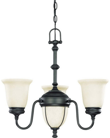 Nuvo Lighting 60-2805 Salem Collection Five Light Chandelier in Aged Bronze Finish - Quality Discount Lighting