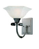 Z-Lite Lighting 701-1S One Light Wall Sconce in Satin Nickel Finish - Quality Discount Lighting