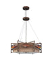 Nuvo Lighting 60-3875 Gable Collection Three Light Energy Star Efficient Fluorescent GU24 Pendant Chandelier in Gramercy Bronze Finish - Quality Discount Lighting