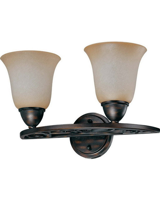Nuvo Lighting 60-1571 Pickford Collection Two Light Bath Vanity Wall Sconce in Distressed Bronze Finish - Quality Discount Lighting