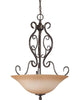 Nuvo Lighting 60-1507 Three Light Chandelier in Golden Umber Finish - Quality Discount Lighting