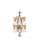 Vaxcel Lighting CH35908 AC Eight Light Hanging Chandelier in Antique Brass Finish - Quality Discount Lighting