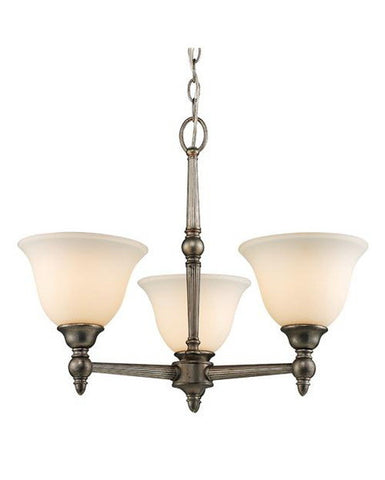 Z-Lite Lighting 901-3-AP Three Light Chandelier in Antique Pewter Finish - Quality Discount Lighting