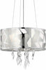Elan by Kichler Lighting 83677 Angelique Collection Four Light Hanging Pendant Chandelier in Polished Chrome Finish
