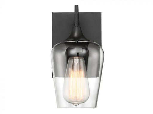 Octave Model #4030 One Light Wall Sconce in English Bronze, Warm Brass, Polished Chrome, or Black Finish
