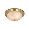 Vaxcel Lighting CC25115 P Three Light Flush Ceiling Fixture in Polished Brass Finish - Quality Discount Lighting