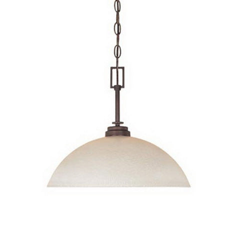 Designers Fountain Lighting 81632 TU Harlow Collection One Light Hanging Pendant Chandelier in Tuscana Bronze Finish - Quality Discount Lighting
