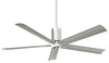 Minka Aire SPECIAL ORDER F684L-PN Clean Collection 60" Ceiling Fan in Polished Nickel Finish