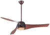 Minka Aire SPECIAL ORDER F803DL-TL Artemis Collection 58" Ceiling Fan in Translucent Finish
