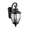 Kichler Lighting 11002RZ-LED Salisbury Collection One Light LED Exterior Outdoor Wall Lantern in Rubbed Bronze Finish