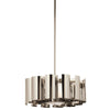 Kichler Lighting 42835 PN Ziva Collection One Light Hanging Pendant Chandelier in Polished Nickel Finish - Quality Discount Lighting