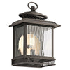 Kichler Lighting 49540 OZ Pettiford Collection One Light Exterior Outdoor Wall Lantern in Olde Bronze Finish - Quality Discount Lighting