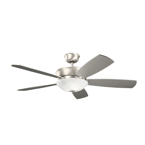 Skye 300251 LED 54" Ceiling Fan in Brushed Nickel or Oiled Bronze or White Finish