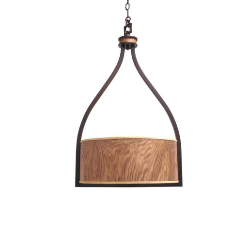 Kalco Lighting 2759 RM New Haven Collection Six Light Pendant Chandelier in Royal Mahogany Finish