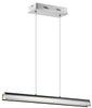 Elan by Kichler Lighting 83445 Kupa Collection LED Linear Hanging Pendant Chandelier in Polished Chrome Finish