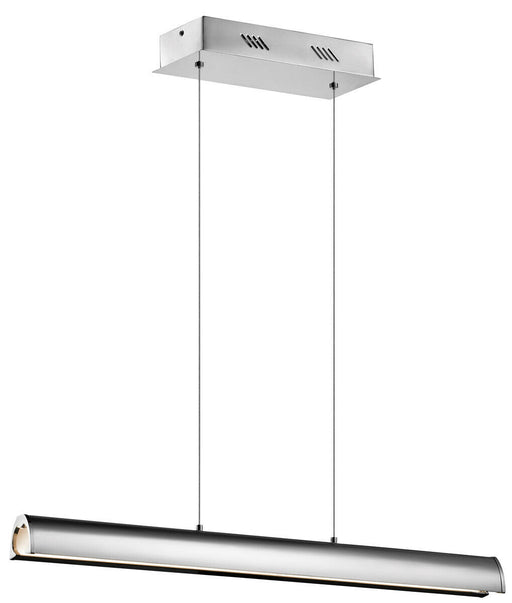 Elan by Kichler Lighting 83594 Lirna Collection LED Linear Hanging Pendant Chandelier in Polished Chrome Finish