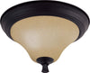 Nuvo Lighting 60-1725 Dakota Collection One Light Flush Ceiling Mount in Mountain Lodge Bronze Finish - Quality Discount Lighting