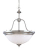 Nuvo Lighting 60-1808 Glenwood Collection Four Light Hanging Pendant Chandelier in Brushed Nickel Finish - Quality Discount Lighting