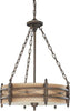 Nuvo Lighting 60-2883 Ansel Collection Three Light Pendant Chandelier in Astor Bronze Finish - Quality Discount Lighting