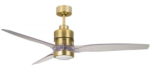 Sonet Satin Brass 52 inch Ceiling Fan with Acrylic Blades