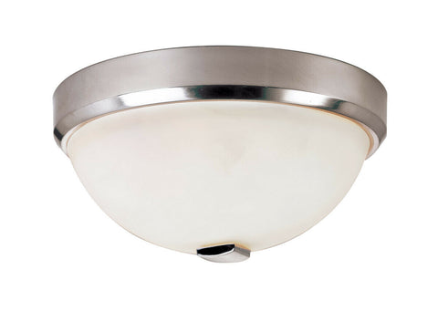 Trans Globe Lighting LED-10111 BN Squared Cap Collection Integrated LED Flush Ceiling Fixture in Brushed Nickel Finish