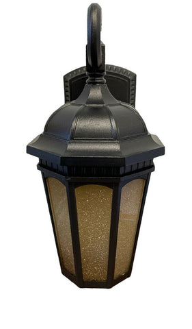 Trans Globe Lighting BC-40150BK One Light Outdoor Wall Mount Lantern in Black Finish