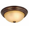 Vaxcel Lighting CC25111 RBZ Two Light Flush Ceiling Mount in Royal Bronze Finish - Quality Discount Lighting