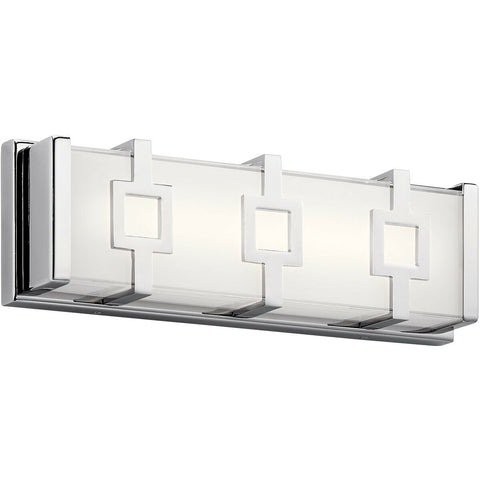 Elan by Kichler Lighting 83903 Velitri Collection LED Bath Vanity Wall Light in Chrome Finish