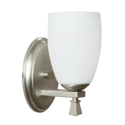 AFX VOS113SNSCT One Light Energy Efficient LED Wall Sconce in Brushed Nickel Finish